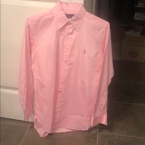 Ralph Lauren polo long sleeve pink button down
